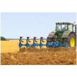 Charrue portée Ecochaum - faible profondeur - économique avec pièces d'usure réversibles