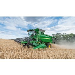 T550 moissonneuse-batteuse John Deere - 224 kW / 305 ch - moteur PowerTech PSS 6,8 l, large canal de 1400 mm, optimisations avancées