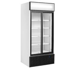 Vitrine réfrigérée blanc FSC891S - 2 portes TEFCOLD
