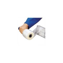 Bobinettes film étirable - polyéthylène 23 microns - 125 mm x 150 m - colis de 36 bobines avec poignée dérouleur