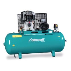 Compresseur d'air professionnel à piston 4 kW 10 Bar 500 L débit 520L/min idéal atelier - sablage 400V Aircraft AIRSTAR 703/500/10H