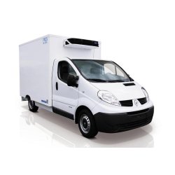 Voiture frigorifique isotherme avec cellule intégrée pour le transport de produits frais et surgelés