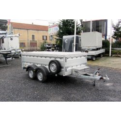 Remorque à 2 essieux freinés - Humbaur HA 2331 - grande qualité de fabrication avec accessoires et équipements variés