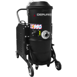 Aspirateur compact à roues DEPURECO TB UP 1ph - turbine arrière carénée - filtre classe M - Référence : PERIE-A875 - disponible en location et en vente