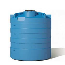 Réservoir rotomoulé en polyéthylène - 5 000L aérien - Cuve de stockage alimentaire avec vanne DN 50