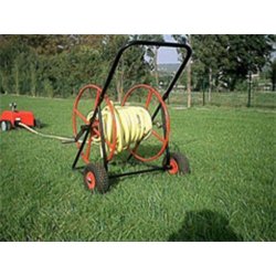 Devidoir pro 100m - Chariot avec roues gonflables - Système d'irrigation professionnelle