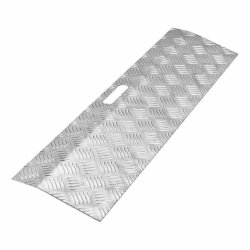 Rampes d'accès renforcées amovibles en aluminium avec rebords - RMPACCALU-ID01/RB