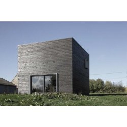 Studio container Hiper Cube - studio de jardin 5m x 5m x 5m - construit avec 4 containers de 20 pieds
