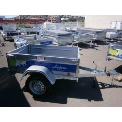 Remorque utilitaire 150x100x39 cm - 1 essieu - Alicante - 500 kg PTC - caisse basculante