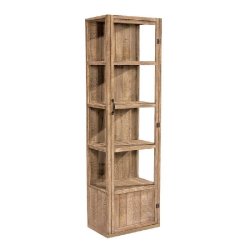 Vitrine colonne Westside L59xP39xH200cm avec serrure