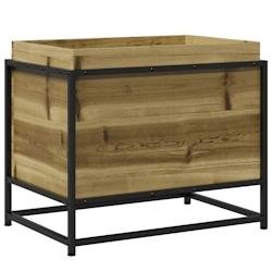 Helloshop26 - Jardinière bac lit surélevé plantes fleurs terrasse jardin 60 x 40 x 50 cm bois de pin imprégné marron 02_0037695 - marron Bois mas