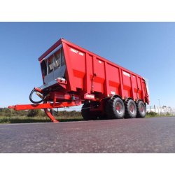 Remorque agricole fond poussant-mouvant Cobalt 240 - Thievin - PTAC 32T - Volume jusqu'à 60 m³