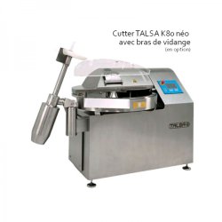 Cutter à viande horizontal 80 litres - Talsa K80neo avec écran tactile et moteur puissant