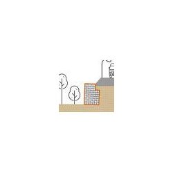 MGTAS30C1010S - Mur de soutènement gabion pour talus avec surcharge - Art Garden - Kit complet 10m minimum