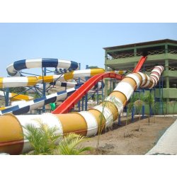 Toboggan fermé à bouée - large choix de couleurs pour les glissières