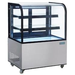 Vitrine Réfrigérée Horizontale 270 Litres - Porte coulissantes - Polar - argenté inox CG841