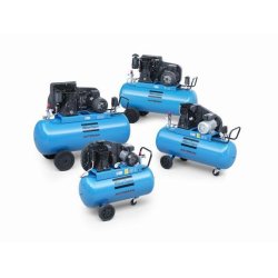 Compresseur à piston lubrifié Automan AC - Débit 4,4 à 18,6 l/s - Puissance 1,5 à 7,5 kW - Réservoir 25 à 500 L
