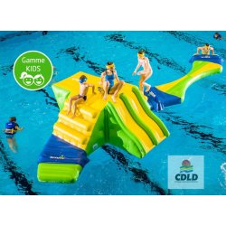 Parcours gonflable Kids Run Wibit - Collection Wibit Kids - Pour piscines et bases de loisirs