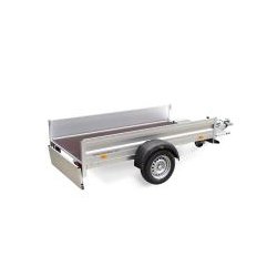 Remorque freinée Humbaur - roues extérieures 2.05m x 1.31m - 1 essieu PTAC 750-950-1000 kg