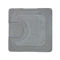 COUVERCLE BÉTON ARMÉ CV25A POUR REGARD BÉTON CR25A - 25X25 CM