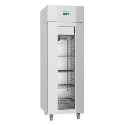 Vitrine négative 700L une porte Polar Série U - gris inox UA041