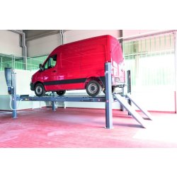 Pont élévateur pour véhicules légers - Carlift II 5.0 - capacité 5000 kg, hauteur max 1995 mm, largeur 3350 mm