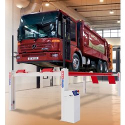 Pont élévateur de 4 colonnes, capacité 12t pour les gros utilitaires, tracteur pl et chariots élévateurs - st4120