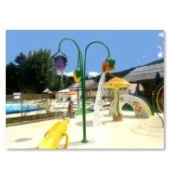 Plateforme aqualudique Athalia - aire de jeux aquatiques pour enfants de 3 à 12 ans - Hauteur de plateforme 20 cm - Durable et démontable
