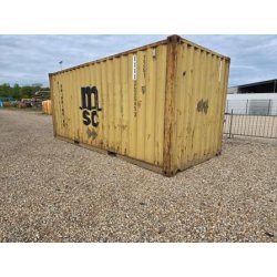 Container 20 pieds occasion Jaune Clair ref : W03002404003 - dabert citernes