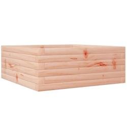 Helloshop26 - Jardinière bac lit surélevé plantes fleurs terrasse jardin 60 x 60 x 23 cm bois massif douglas marron 02_0037702 - marron Bois massif