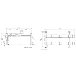 Pont elevateur 4 colonnes 4t/3t f40ctltw
