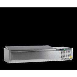 Vitrine réfrigérée GN1/4 TEFCOLD VK33-120 S/S LID