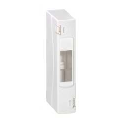 Coffret de distribution à équiper - 1 rangée - 1 module - Coloris blanc - Ekinoxe