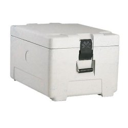 Conteneur isotherme GN18/18 - 49 L - Chargement par le dessus - Dimensions 543x365x245 mm et 640x460x380 mm