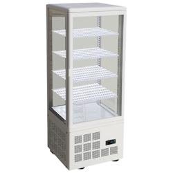 Vitrine verticale réfrigérée sur comptoir rectangulaire - 430x390x1150 mm - 170 W 230/1V - 13959270 Eurast - gris multi-matériau 13959270