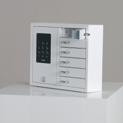 Coffre de nuit Basic Line - SKU: i-748-np01 - Armoire électronique pour clés et cartes-clés