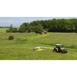 Faucheuse à disque Class DISCO 3150 T traînée - timon central - largeur de travail 3m ou 3,40m - conditionneur à rouleaux ou à doigts