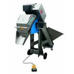 Ensacheuse électrique 2 tapis en inox - Pour coquillages avec pesée précise - Capacité 1 à 30 kg