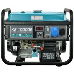 Groupe électrogène monophasé à essence DE 8 kW - KÖNNER & SÖHNEN - 10000E