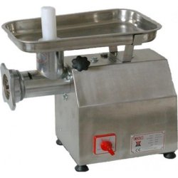 Hachoir à viande professionnel - modèle 22M - tout inox, 800W, débit 250 kg/h