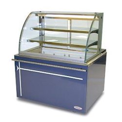 Vitrine froide MR 120 EM TRAD - Glaces bombées et droites en verre trempé - Froid ventilé