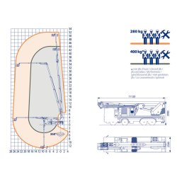 Eagle 5227 camion nacelle - oil & steel france - 52 m (280 kg)