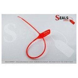 Scellés de sécurité plastique réglables - Longbasicseals - 465 mm - Polyéthylène - Numérotation séquentielle 7 digits