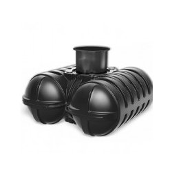Cuve enterrée plate EPP 3500 L - DN 100 - Dimensions compactes pour terrassement limité