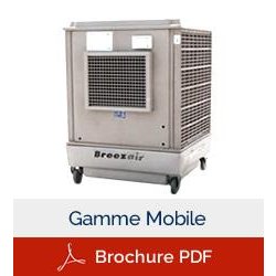 Rafraîchisseur d'air mobile EA120 SVM® - 9000 m3/h, réservoir 100L, pour ateliers et événements