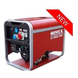 Ge S-8000 BBT - Groupe électrogène silencieux triphasé 7 kVA - Mosa - Fréquence 50 Hz