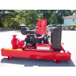 Groupe motopompe diesel pour irrigation, relevage - devalle eau et force gamme gmp incendie fixe de 20 à 700m3/h