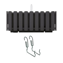 Prosperplast - Jardinière de balcon BOARDEE FENCYCASE W - 38x18x16,2 cm, anthracite - gris plastique ZA3262