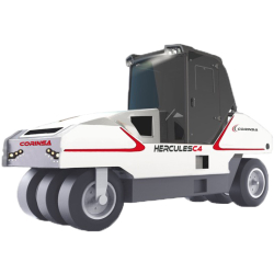 Compacteur à pneus Hercules C4 de CORINSA - 3 tonnes de pression par roue - 90 kW (122 CH)