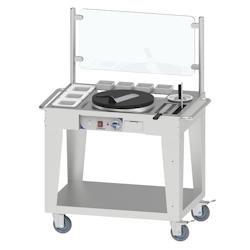 Stand ambulant à crêpes CSAC Casselin - gris CSAC